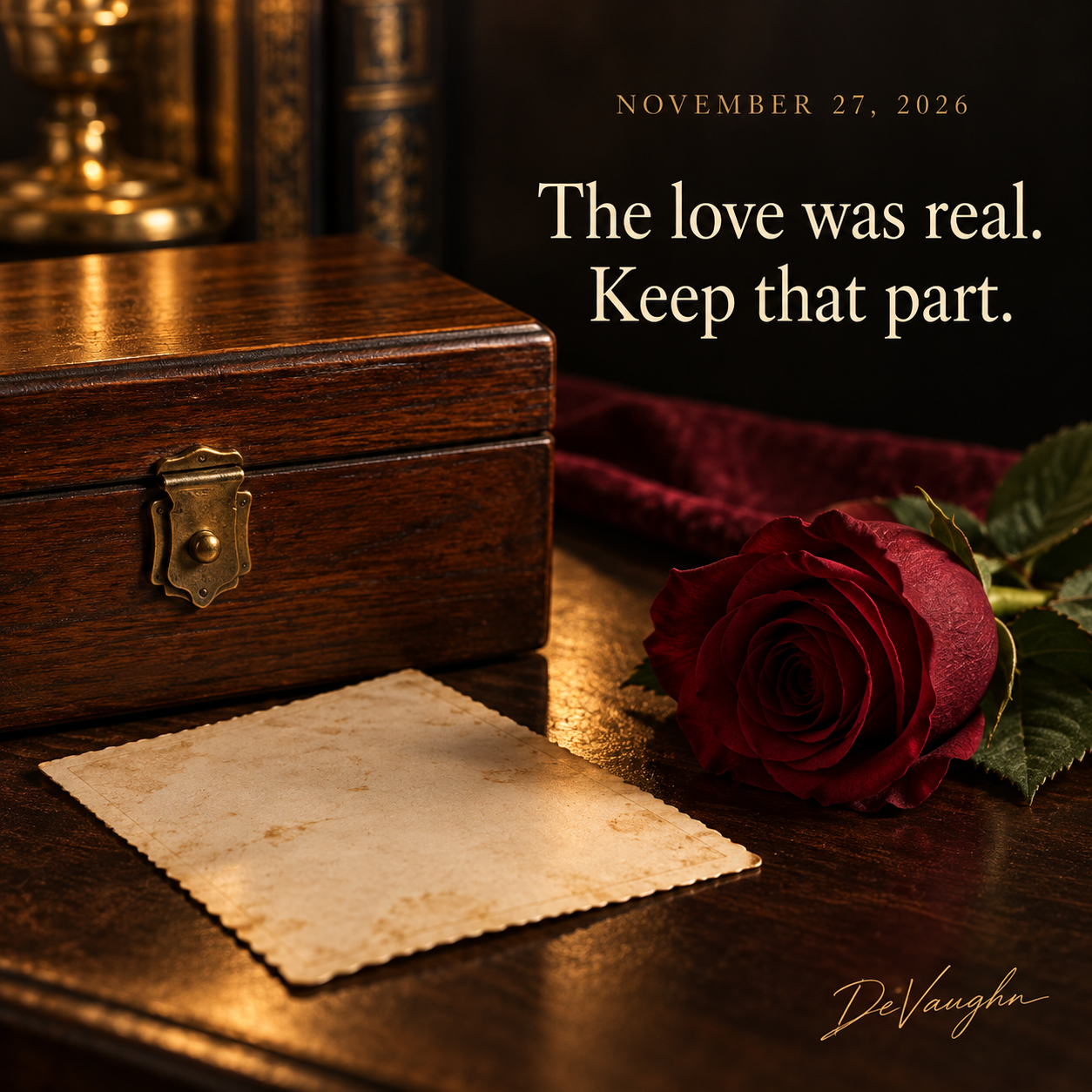 November 27. The love was real. Keep that part.